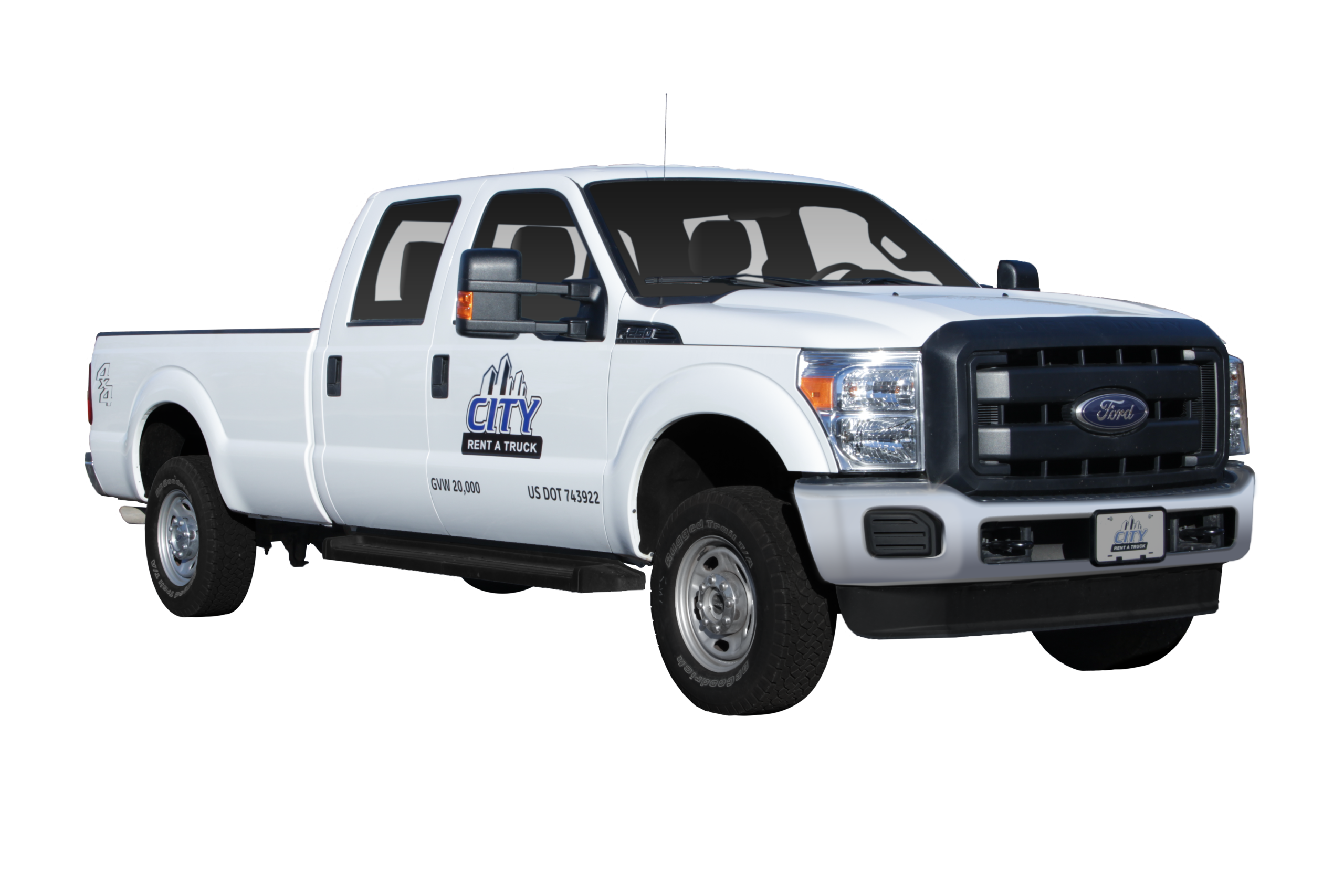 3-4 Ton Crew Cab Pickup