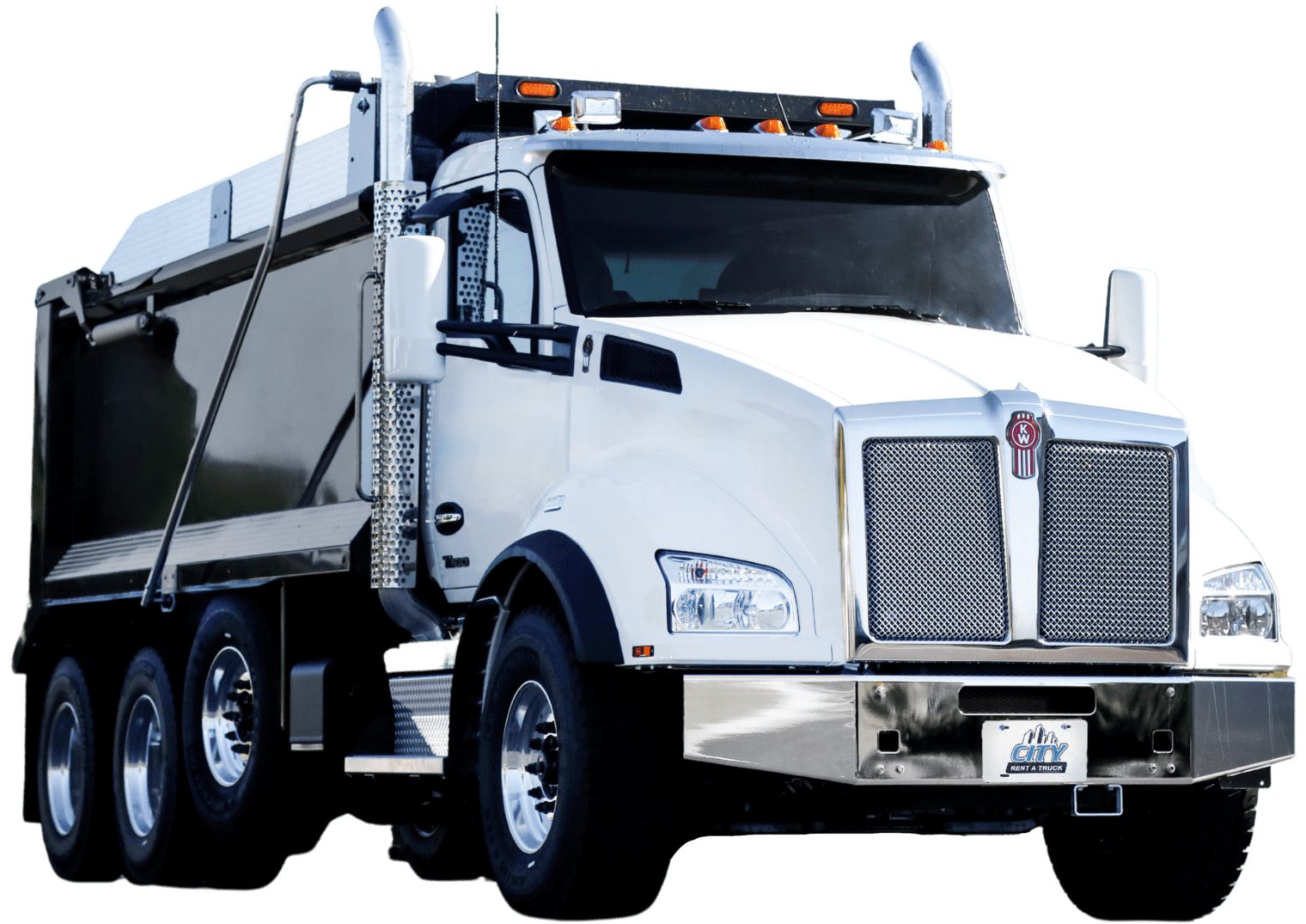 18-yard dump truck