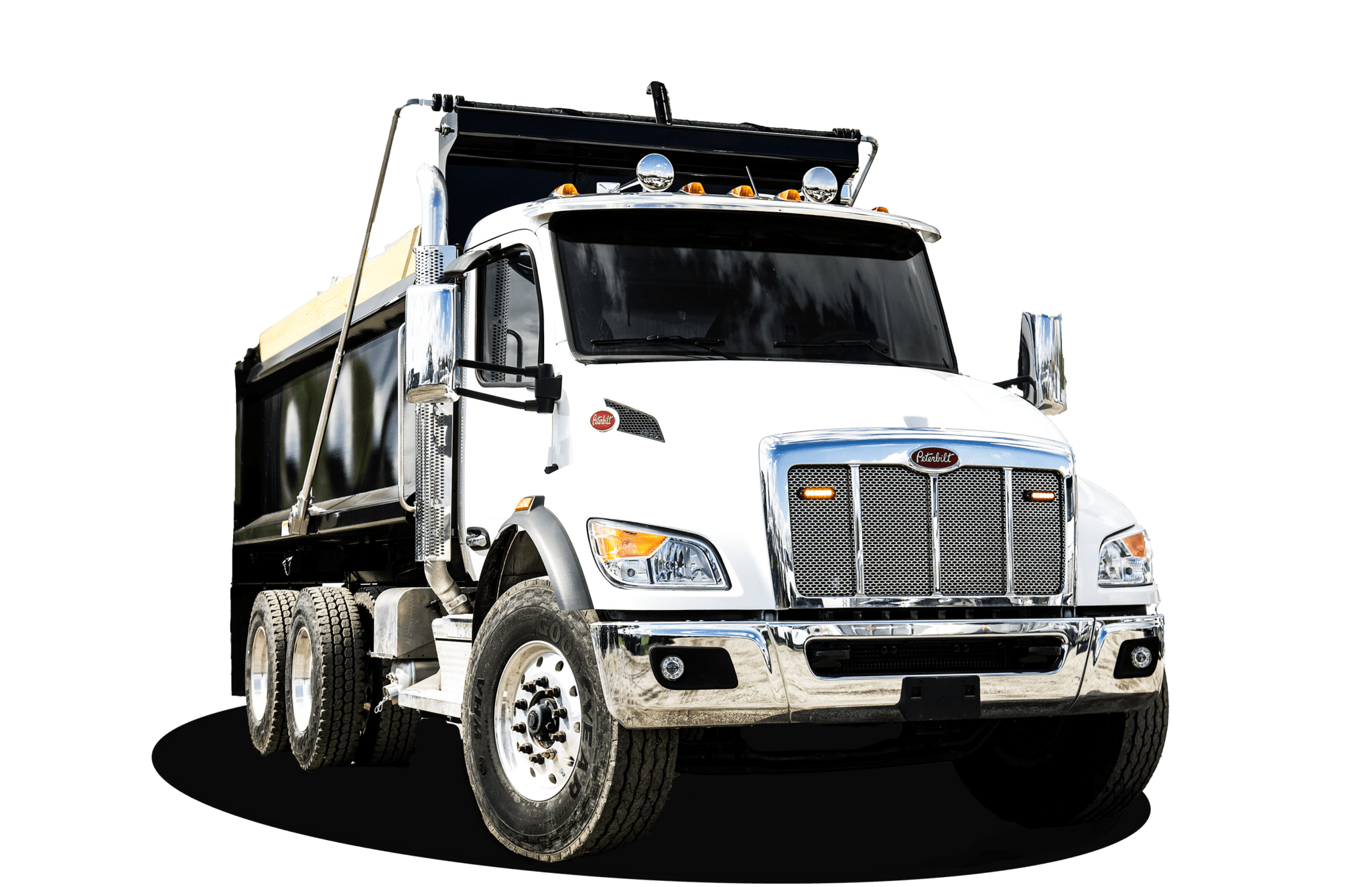 Peterbilt 16 Yard Tandem Axle Dump Truck